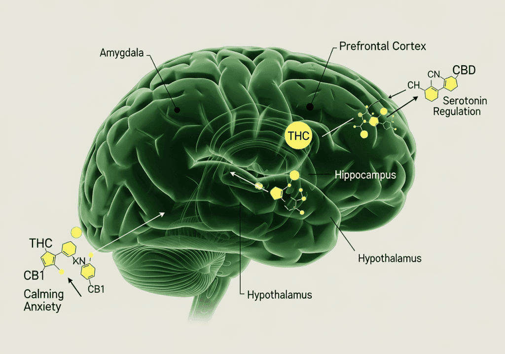 how medical marijuana anxiety treatment works the endocannabinoid system
