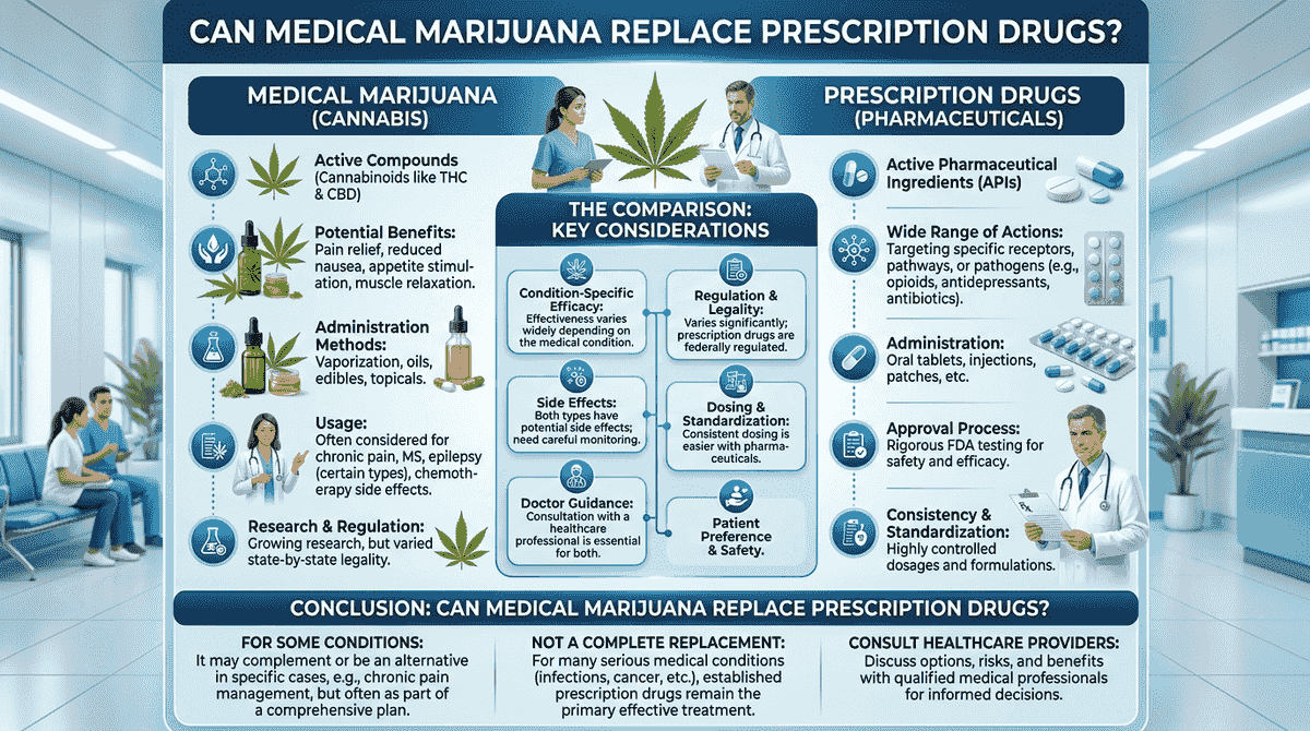 infographic 1 can medical marijuana replace prescription drugs
