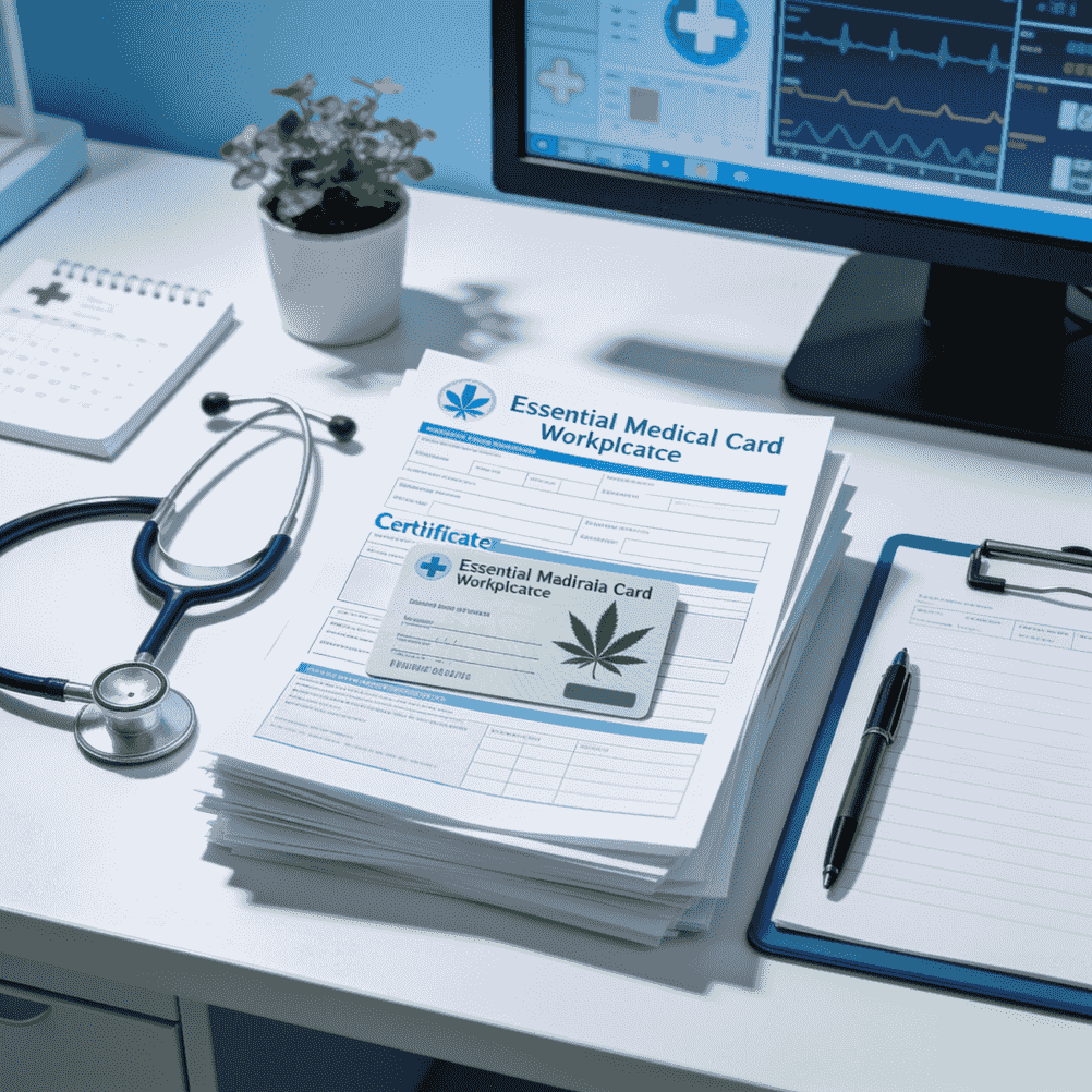 illustrative image for medical marijuana card workplace documentation - essential documents every medical marijuana cardh...