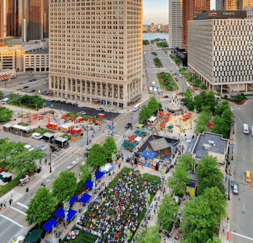 Campus Martius Park, Detroit
