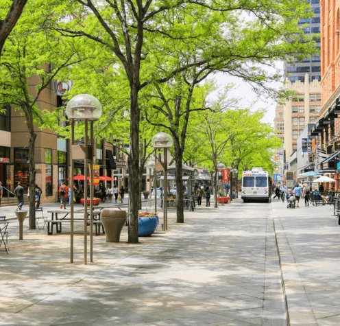 Pedestrian Mall, Iowa City