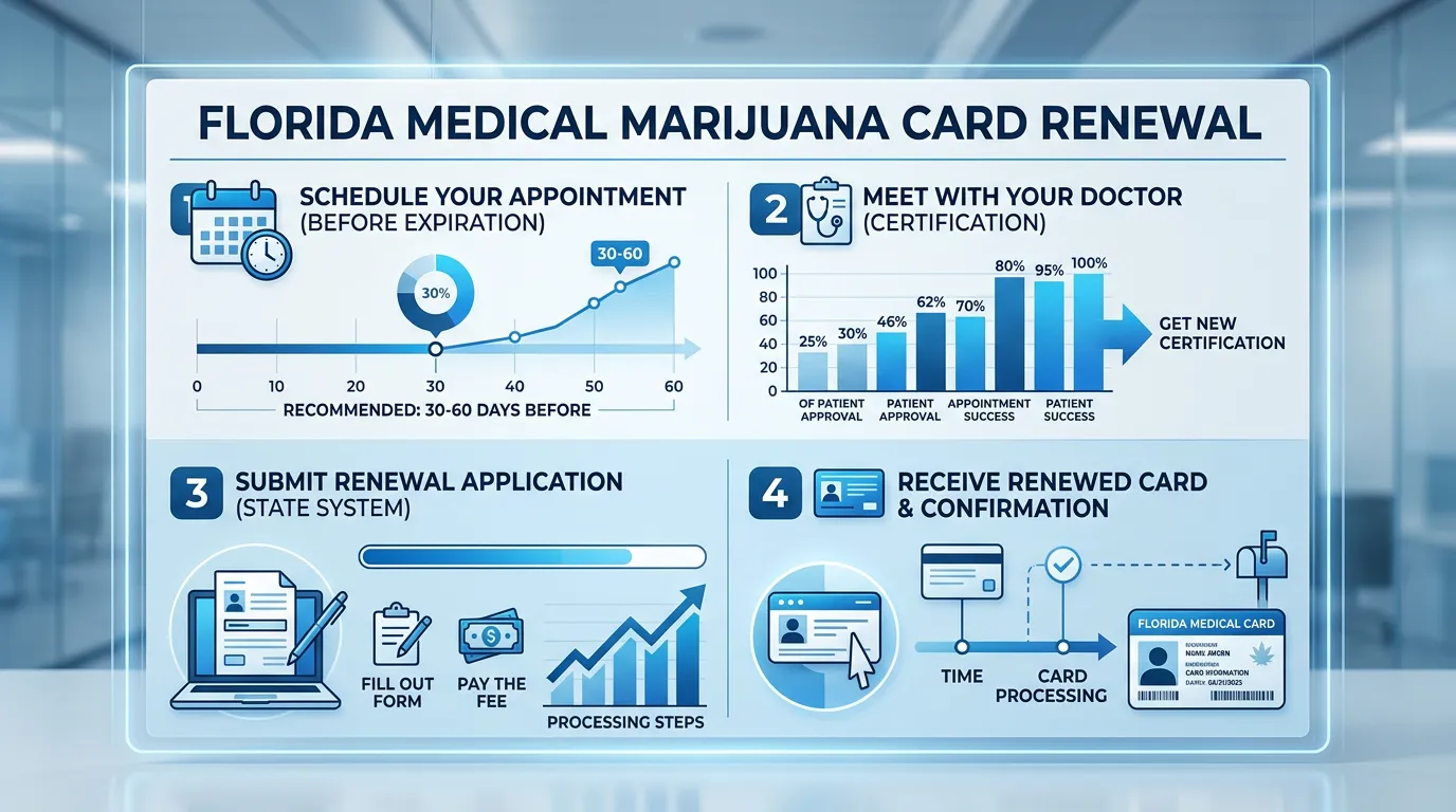 Infographic: How to Renew Your Florida Medical Marijuana Card - Florida Medical Marijuana Card Renewal