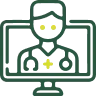 Doctor consultation icon