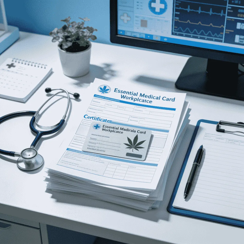 illustrative image for medical marijuana card workplace documentation - essential documents every medical marijuana cardh...