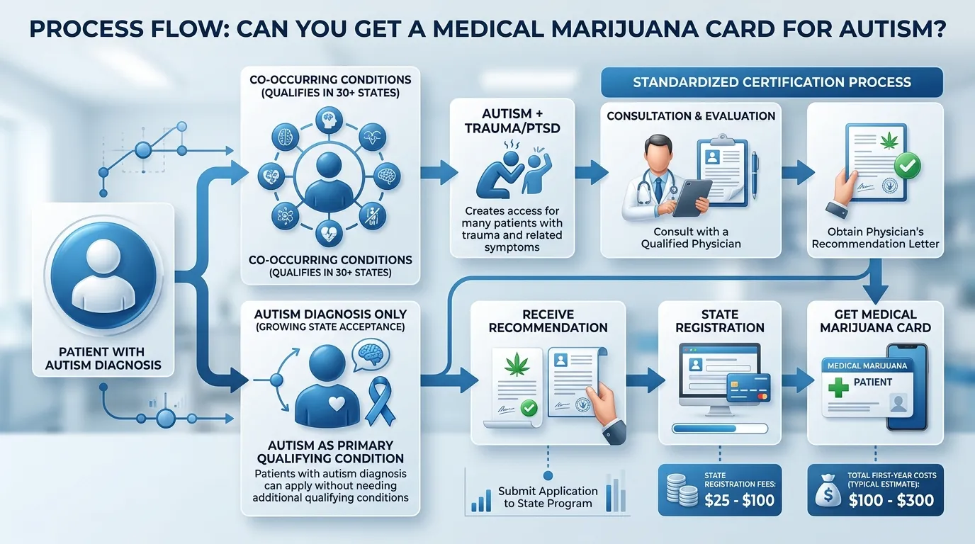 Infographic: Quick Answer: Can You Get a Medical Marijuana Card for Autism? - Medical Marijuana for Autism | LeafyRX
