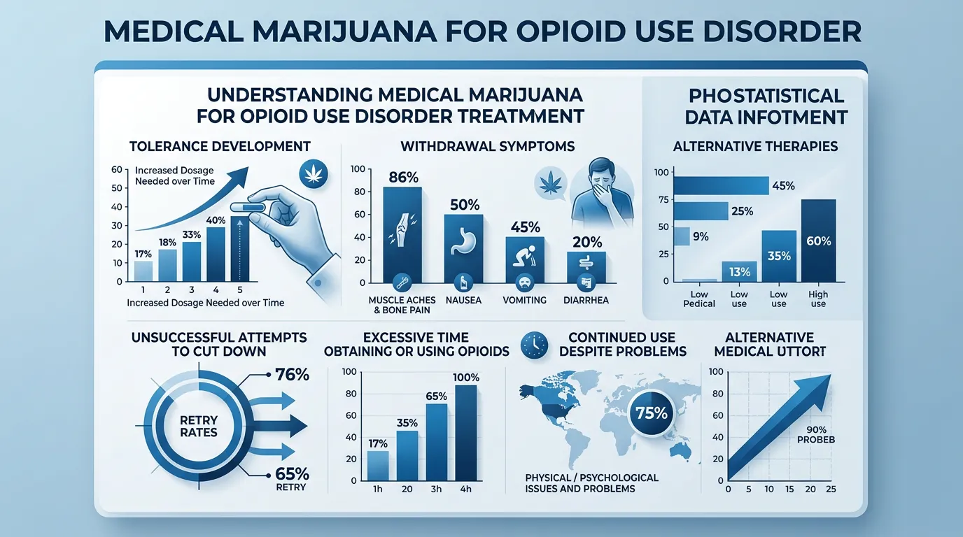 Infographic: What Is Opioid Use Disorder? Understanding Medical Marijuana for Opioid Use Disorder Treatment - Medical Marijua
