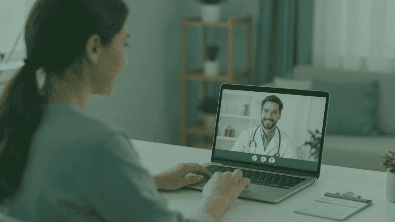patient renewing medical card online through a telehealth appointment in 2026