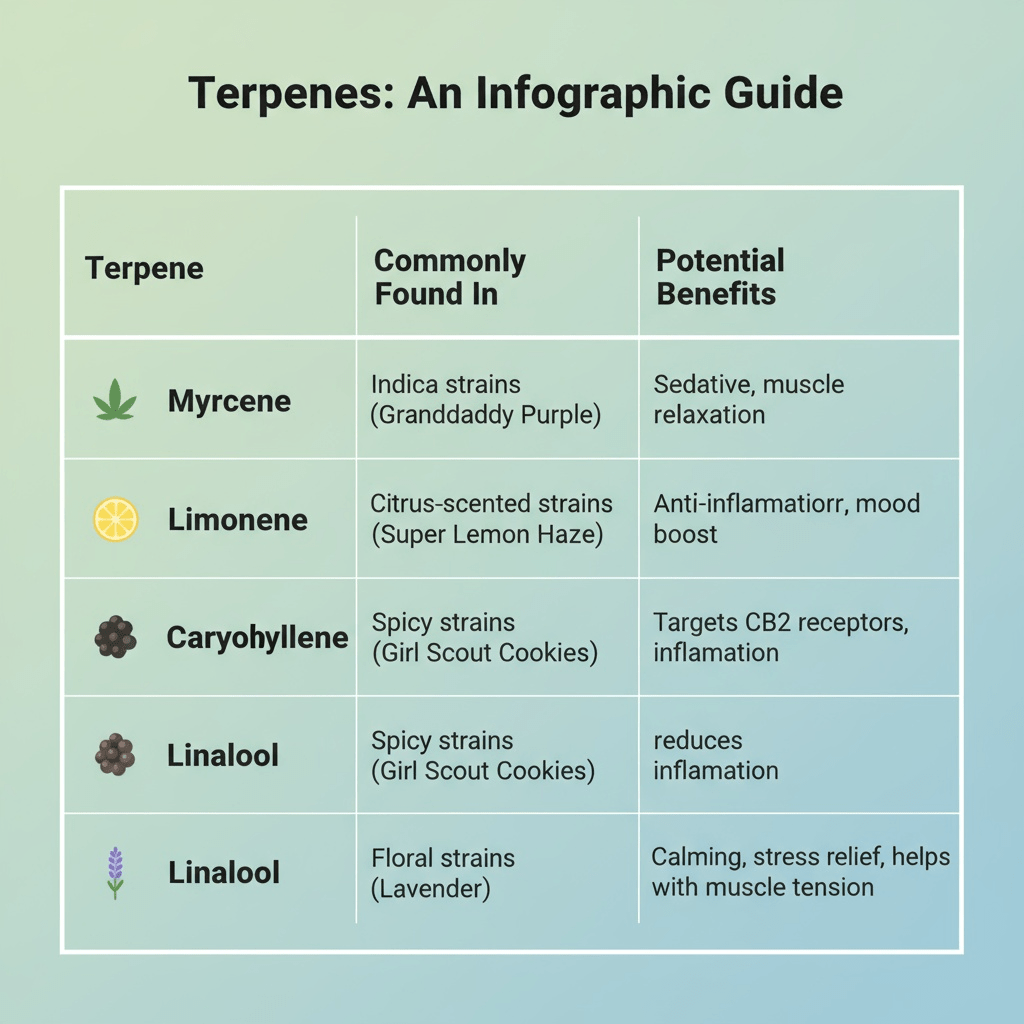 the role of terpenes in pain relief